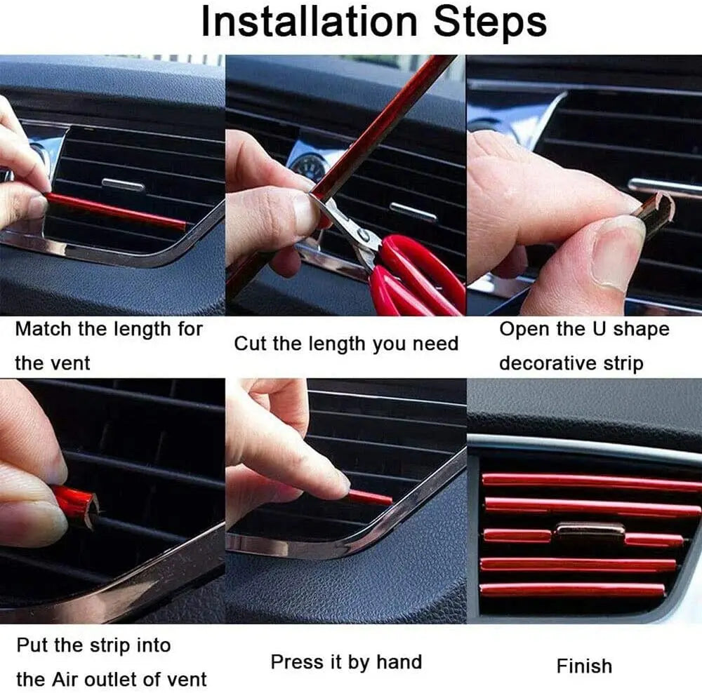 Car Air Vent Trim Set