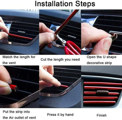 Car Air Vent Trim Set
