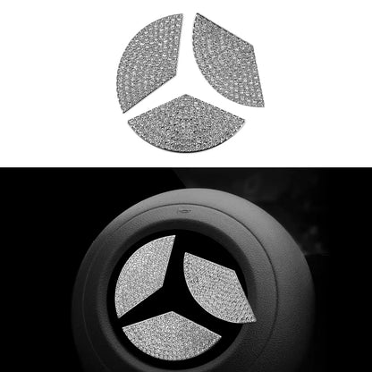 Mercedes Crystal Steering Wheel Emblem