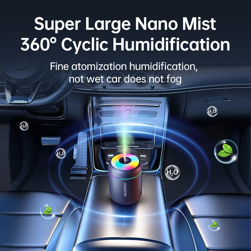 Mini Car Aroma Diffuser with LED