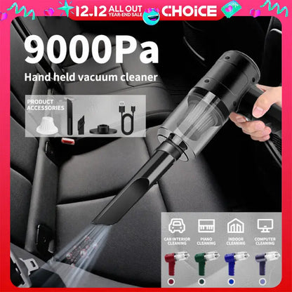 Cordless Car Vacuum – 15,000Pa